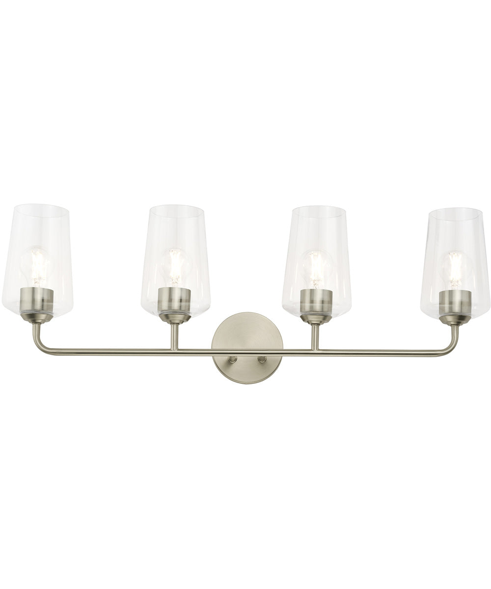 Celino 4-Light Bath & Vanity Brushed Nickel