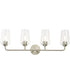 Celino 4-Light Bath & Vanity Brushed Nickel