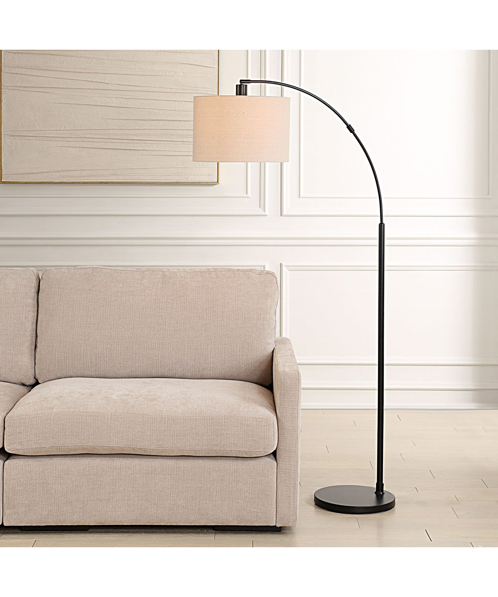 Arc Floor Lamp with Black Finish