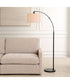 Arc Floor Lamp with Black Finish