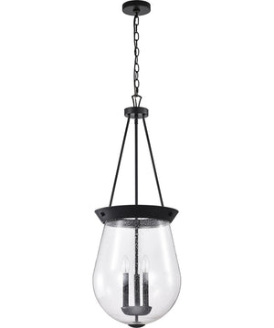 Boliver 3-Light Pendant Matte Black
