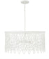 Phoebe 4-Light Pendant Matte White