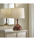 Colette Burgundy Table Lamp