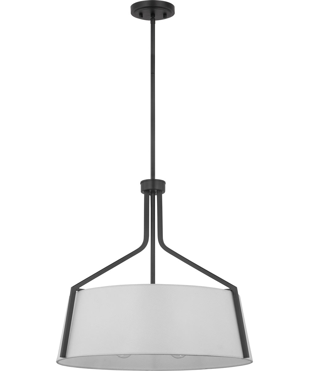 Livingston 4-Light Pendant Matte Black