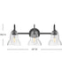 Vera 3-Light Medium Three Light Vanity in Black