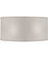 16x16x7 White Camelot Shallow Drum Hardback Lampshade
