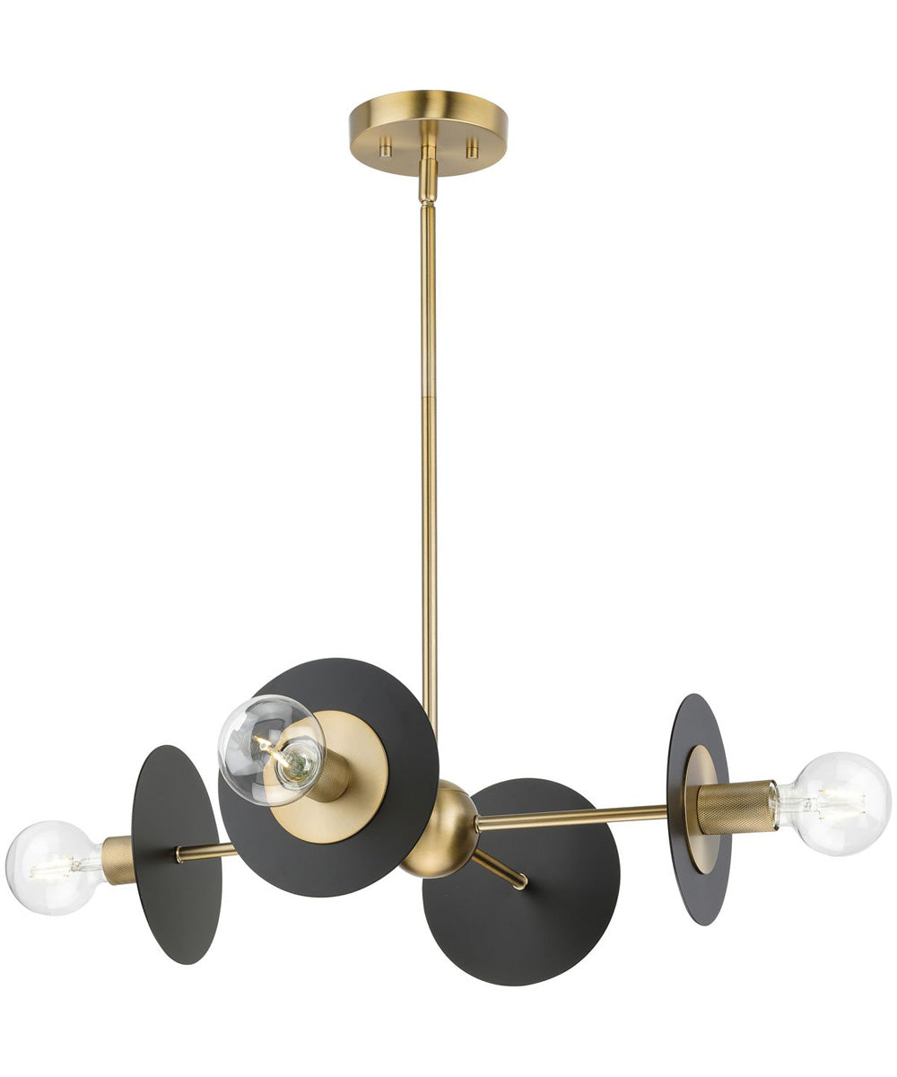 Trimble 4-Light Chandelier Brushed Bronze