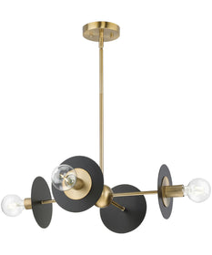 Trimble 4-Light Chandelier Brushed Bronze