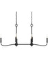 Ilia 6-Light Island Chandelier Matte Black
