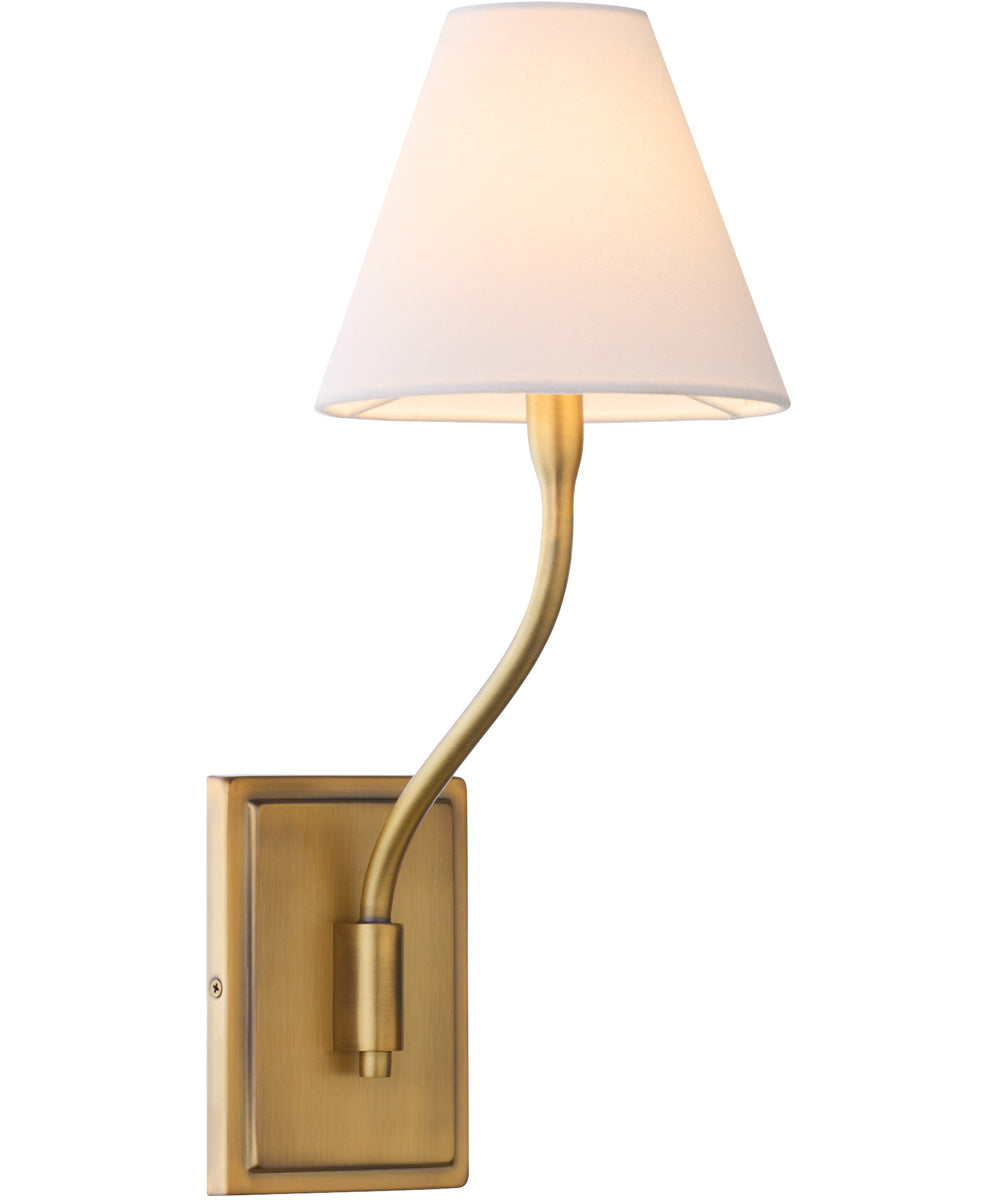 Sophia Wall Mount Light Fixture Brushed Brass