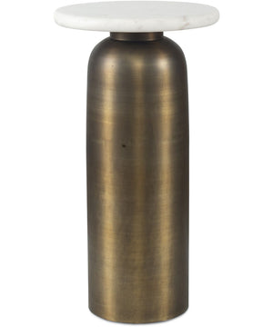 Reiss Marble & Brass Drink Table