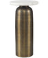Reiss Marble & Brass Drink Table