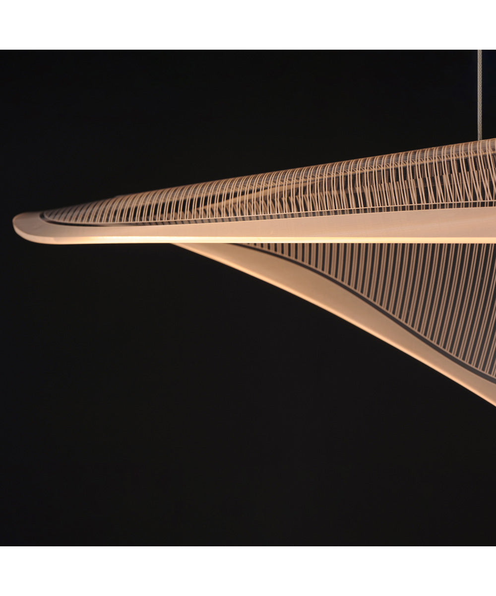 Manta 47 inch LED Linear Pendant Polished Chrome