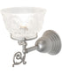 7" Wide Gas & Electric Wreath & Garland Wall Sconce