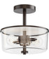 Fuller 2-Light Semi Flush/Pendant Convertible Oil Rubbed Bronze