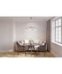 Pleated 6-Light Lighting Premium Bronze