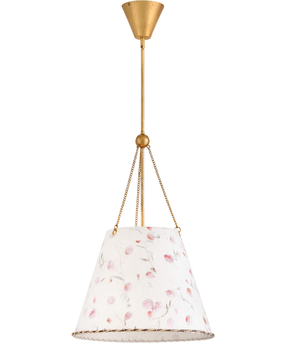 Primrose 3-Light Large Pendant in Distressed Brass
