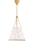 Primrose 3-Light Large Pendant in Distressed Brass