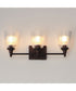 Julip 3-Light Bath Vanity Dark Bronze