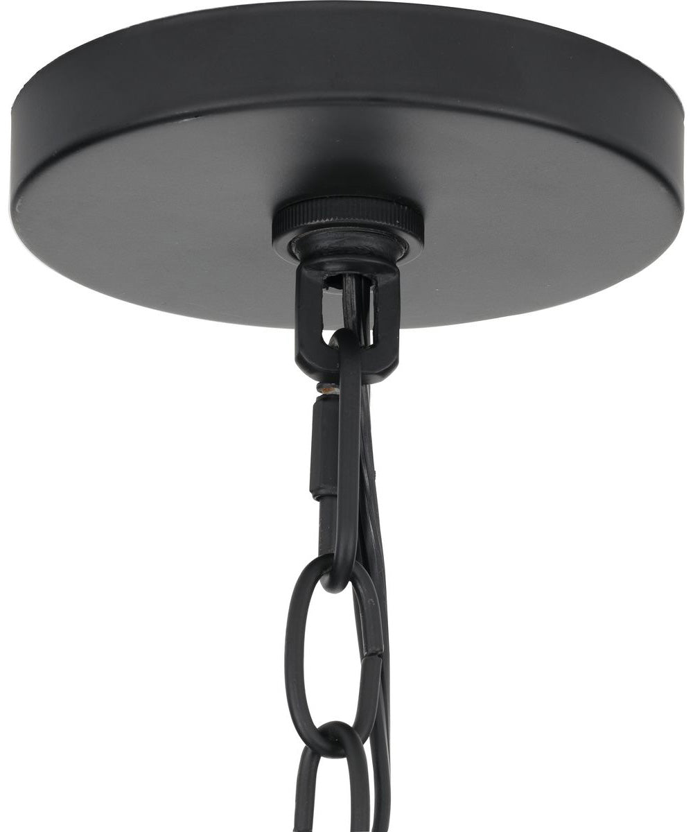 Canebrake 6-Light Chandelier Light Matte Black