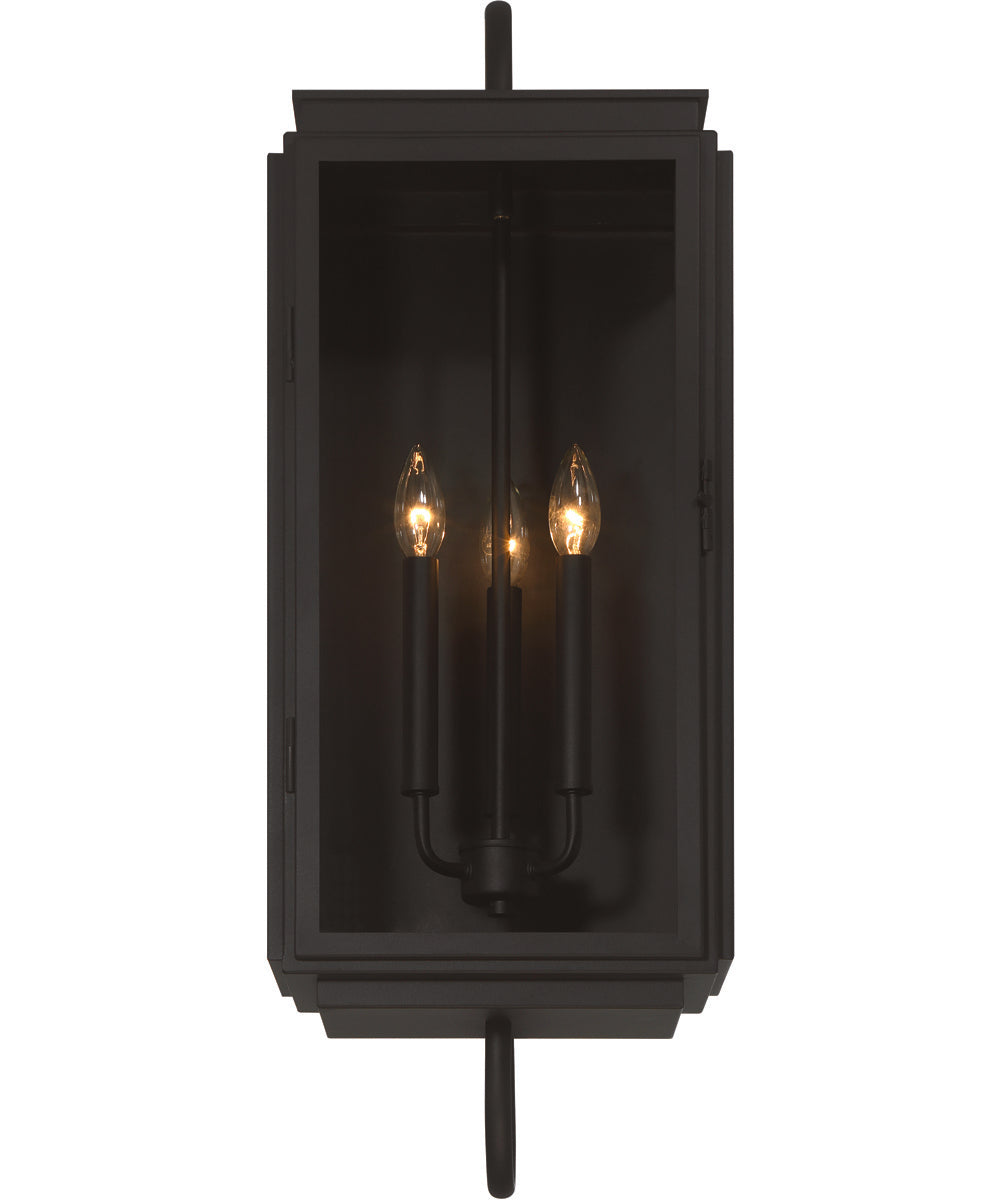 Irving 3-Light Outdoor Lighting Textured Black