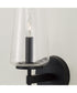 Aaron 1-Light Sconce Matte Black