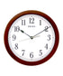 Wood Finish Numbered Wall Clock