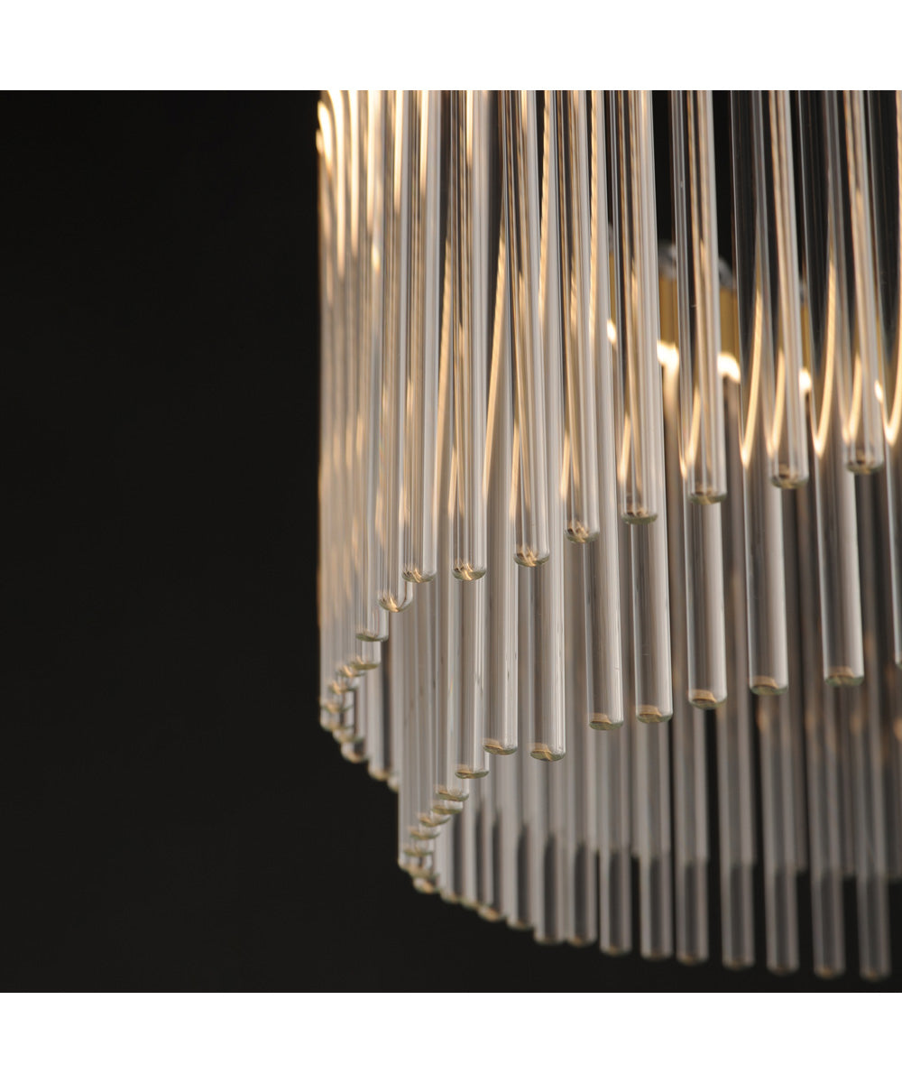 Jolie 24 inch LED Pendant Natural Aged Brass