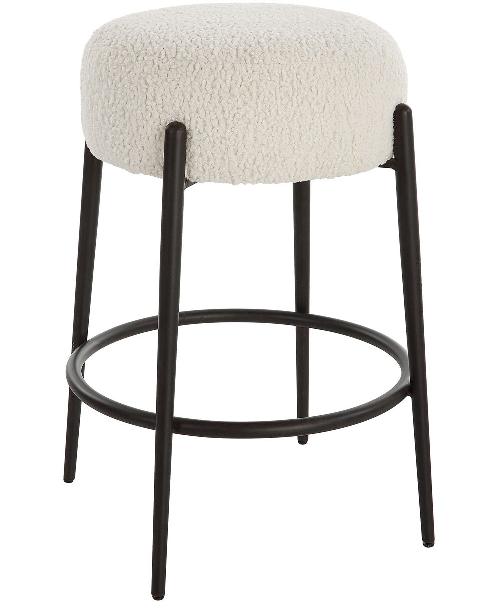 Arles Plush Counter Stool