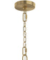 Jheni 6-Light Chandelier with Clear Glass Shades Brushed Gold