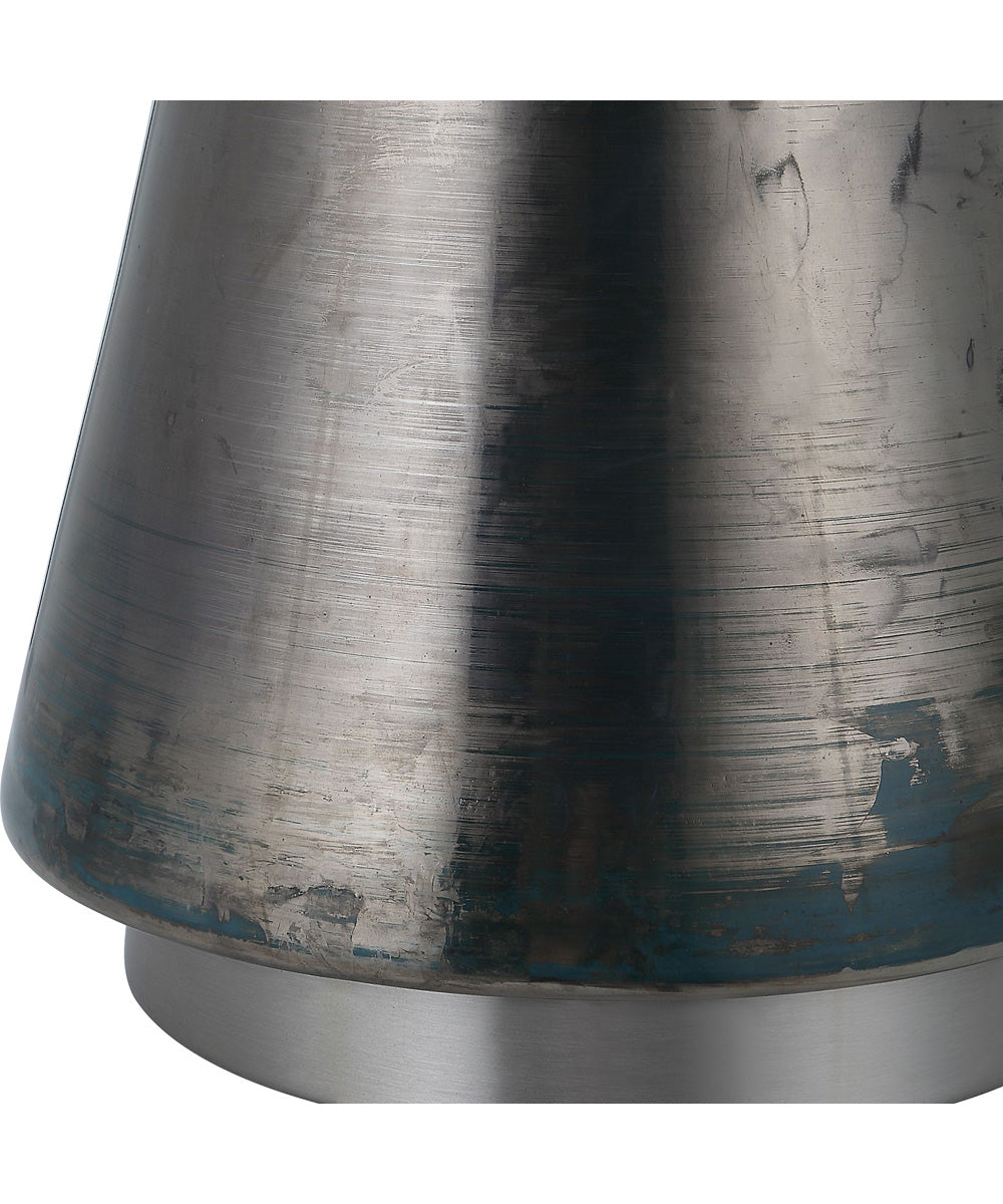 Contour Metallic Glass Table Lamp