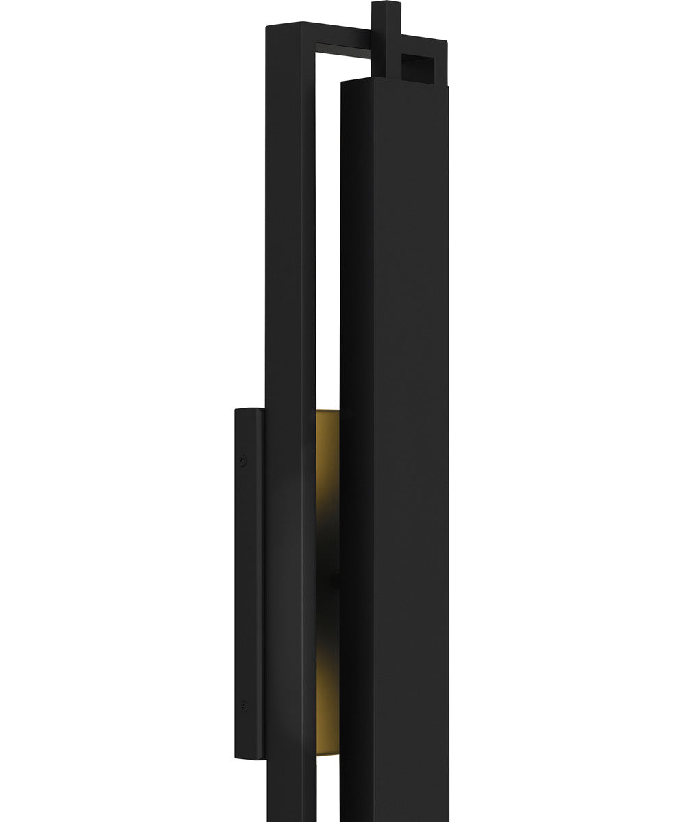 Pointsett Extra Large Outdoor Wall Light  Coastal Armour Aluminum Matte Black