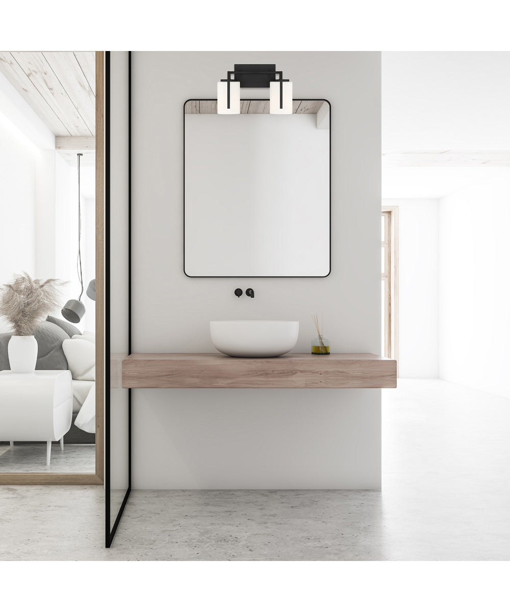 Cambria 2 Light Vanity Matte Black