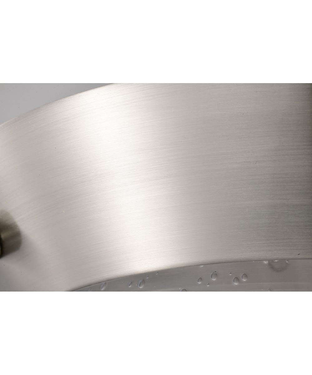 Boliver 3-Light Close-to-Ceiling Brushed Nickel