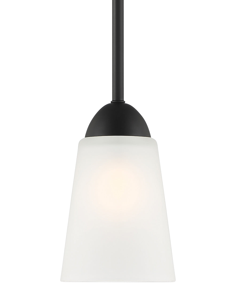 Malone 1 Light Pendant Matte Black