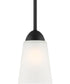 Malone 1 Light Pendant Matte Black