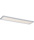 Sky 1' x 4' LED FlushMount - 5CCT Brushed Aluminum