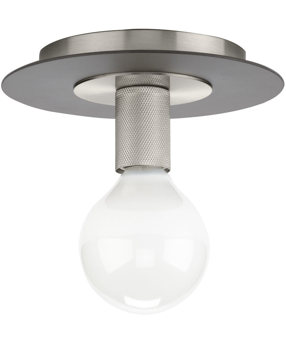 Trimble 1-Light 8" Flush Mount Brushed Nickel