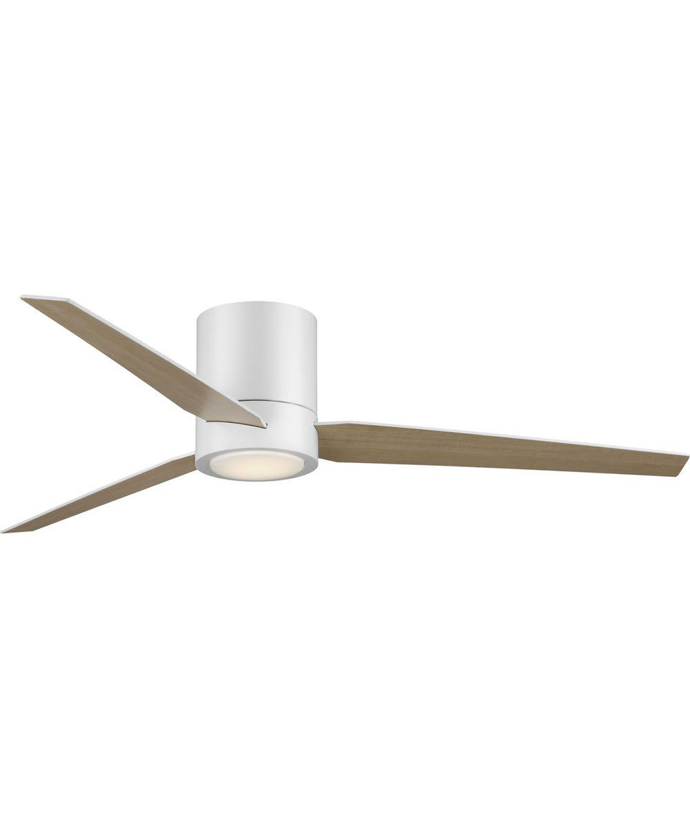 Braden 56" 3-Blade Indoor Hugger Ceiling Fan Satin White
