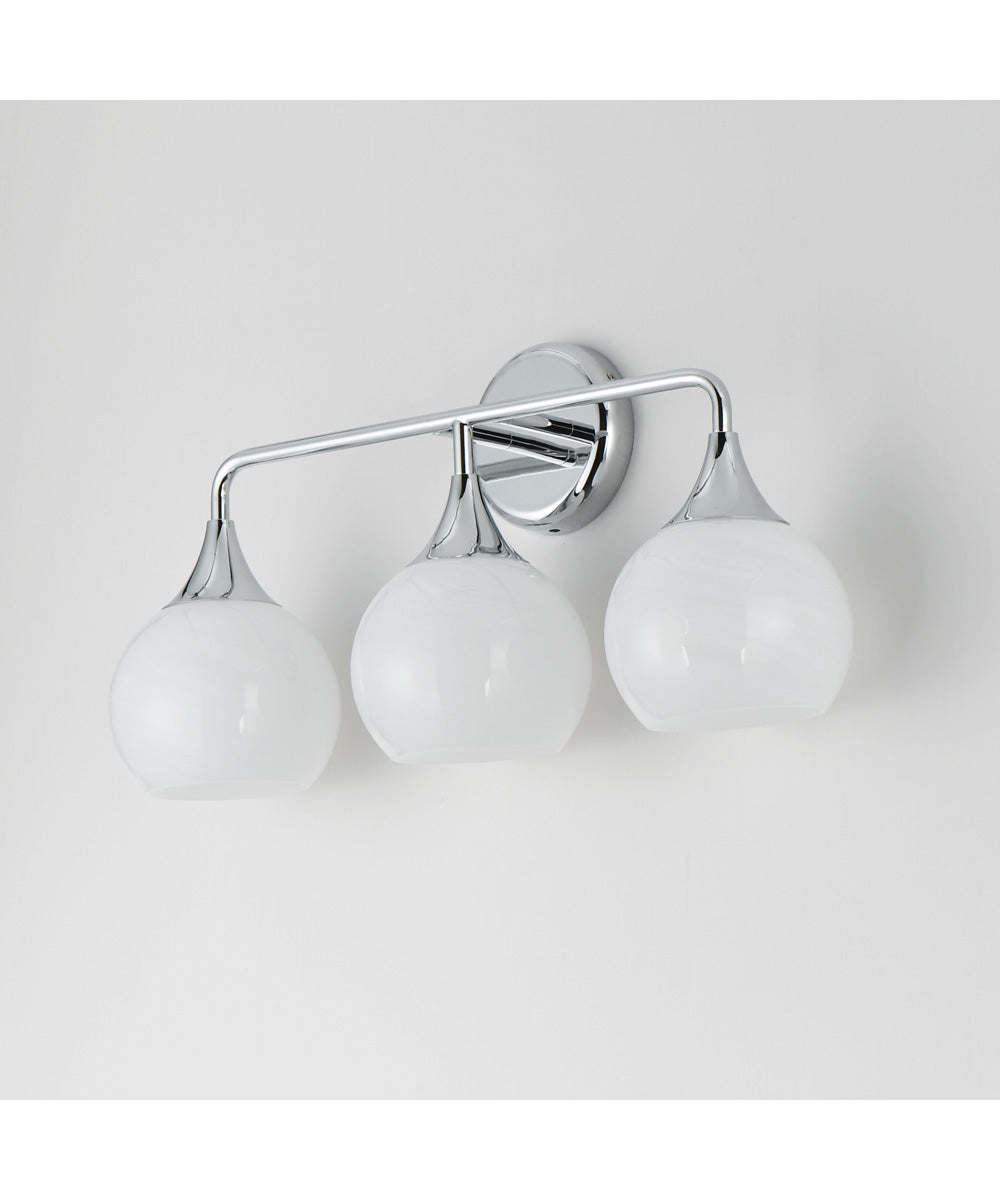 Neve 3-Light Bath Vanity Polished Chrome