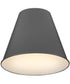 Blake 1-Light Medium Pendant in French Gray