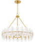 Abigail 6-light Pendant Brushed Gold