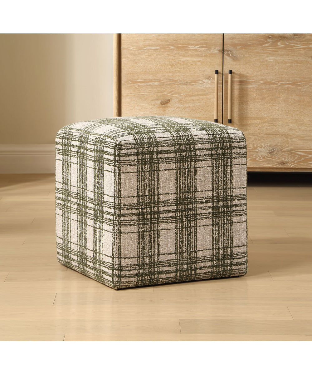 Joie Ireland Plaid Ottoman