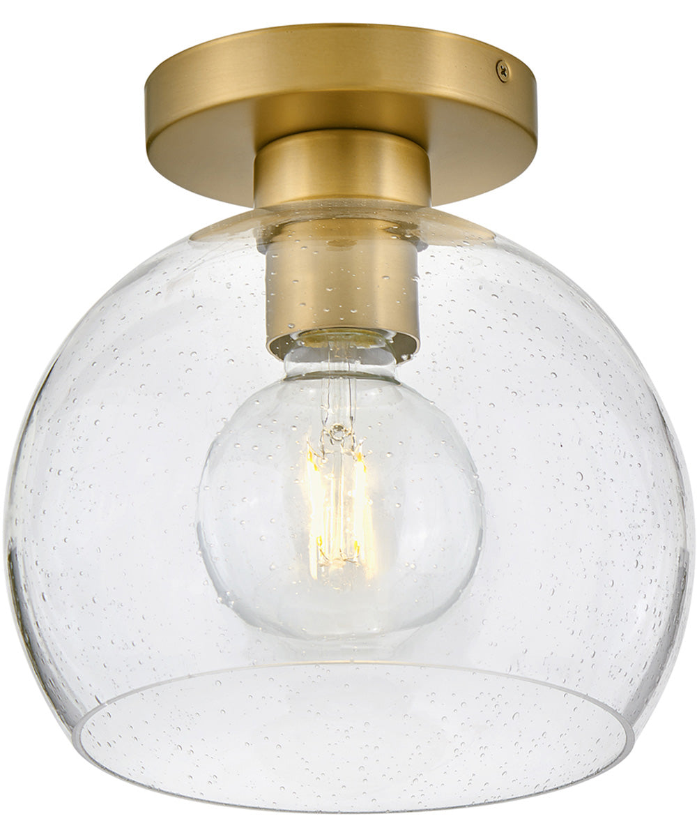 Rumi 1-Light Extra Small Flush Mount in Lacquered Brass