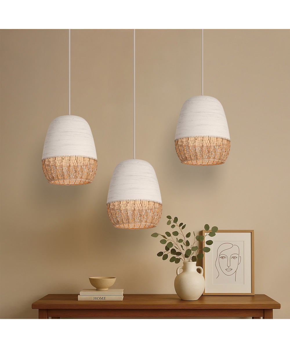 Tamba 1-Light Pendant Ivory