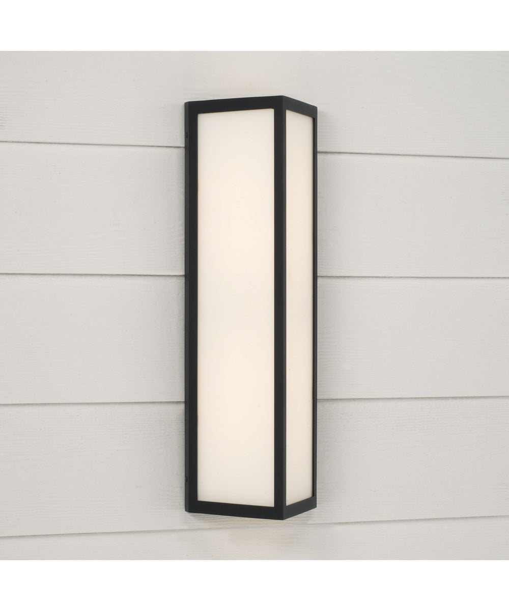 Irvin 2-Light Outdoor Wall-Lantern Black