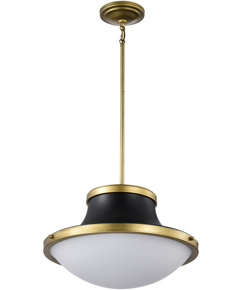 Lafayette 3-Light Pendant Matte Black