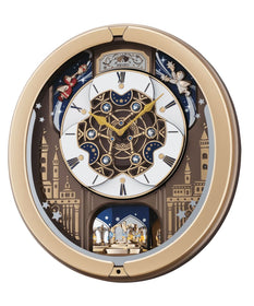 17"H Melodies in Motion Clock  18 Hi Fi Melodies Rotating Pendulum