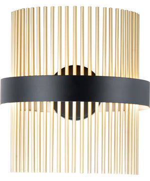 Chimes 5CCT Select Wall Sconce Black / Satin Brass