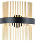 Chimes 5CCT Select Wall Sconce Black / Satin Brass